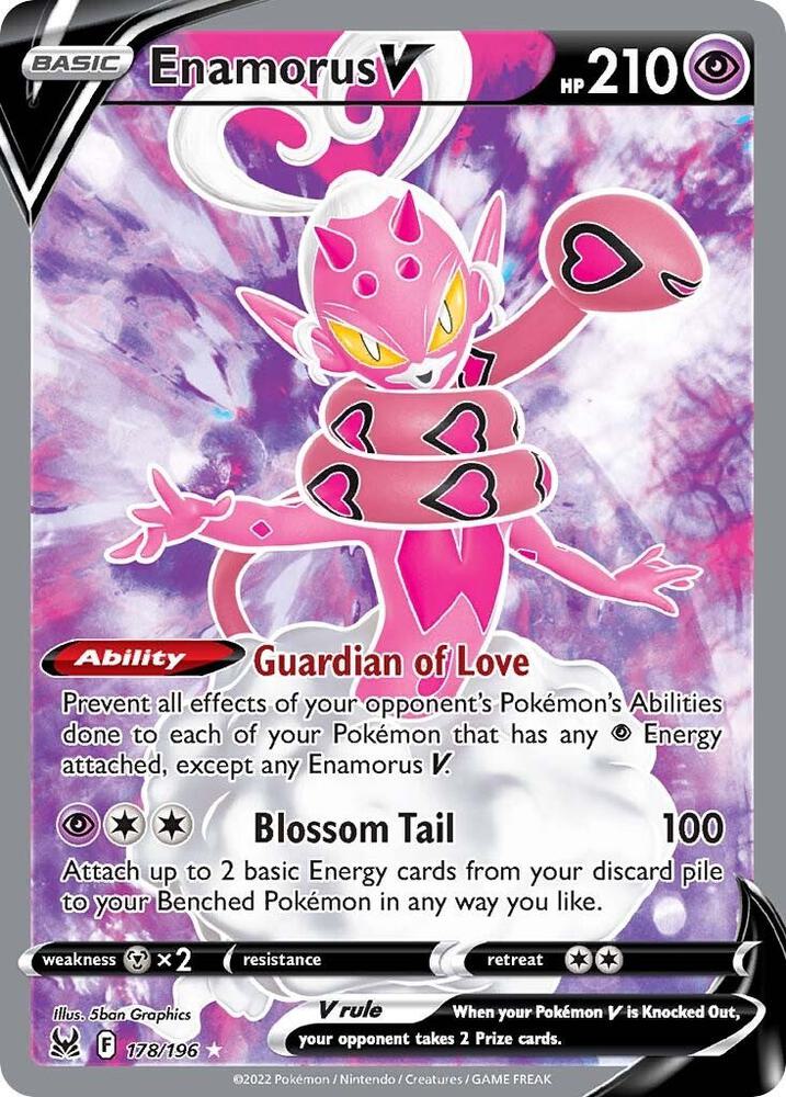 Enamorus V 178/196 (SWSH11: Lost Origin)  - Holofoil | Good Games Cannington