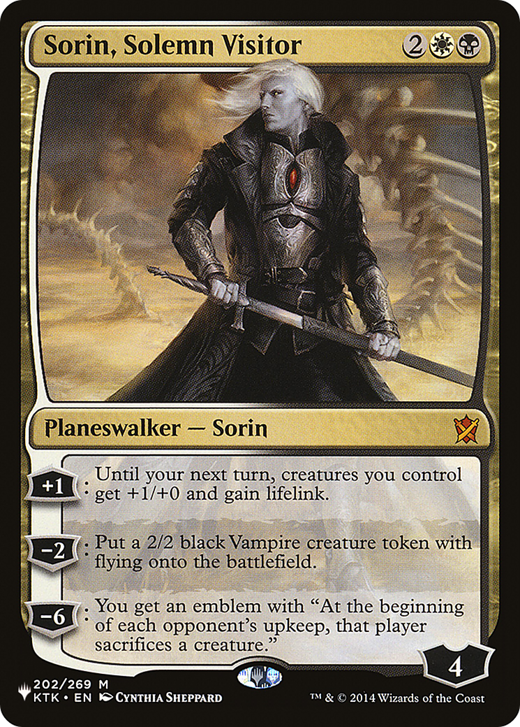 Sorin, Solemn Visitor [The List] | Good Games Cannington
