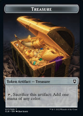 Treasure // Rabbit Double-Sided Token [Commander Legends: Battle for Baldur's Gate Tokens] | Good Games Cannington