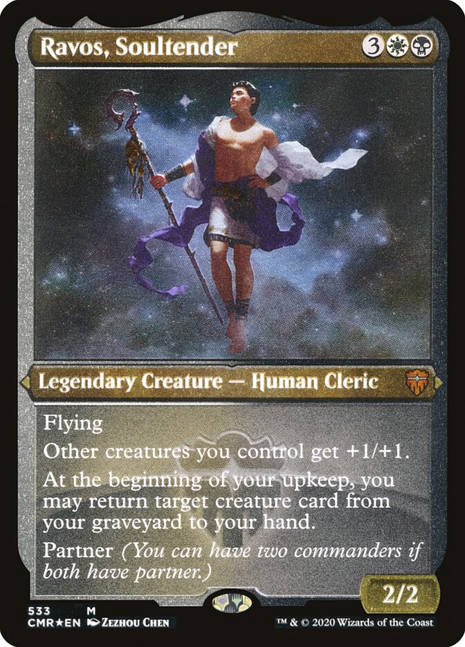 Ravos, Soultender (Etched) [Commander Legends] | Good Games Cannington