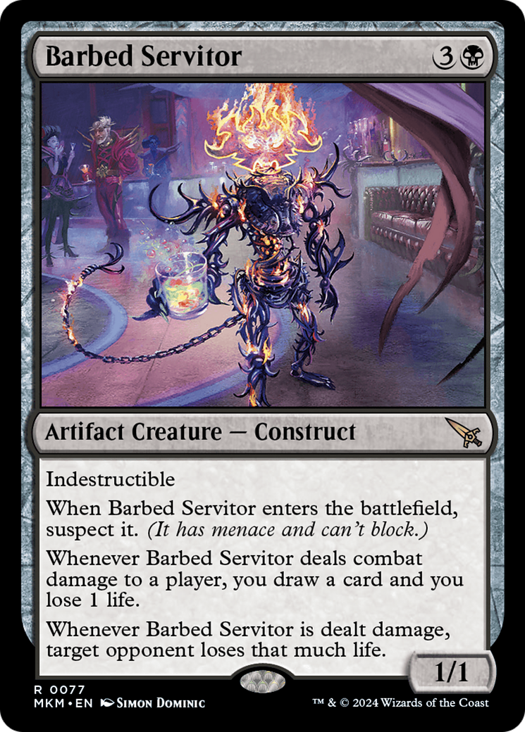 Barbed Servitor [Murders at Karlov Manor] | Good Games Cannington
