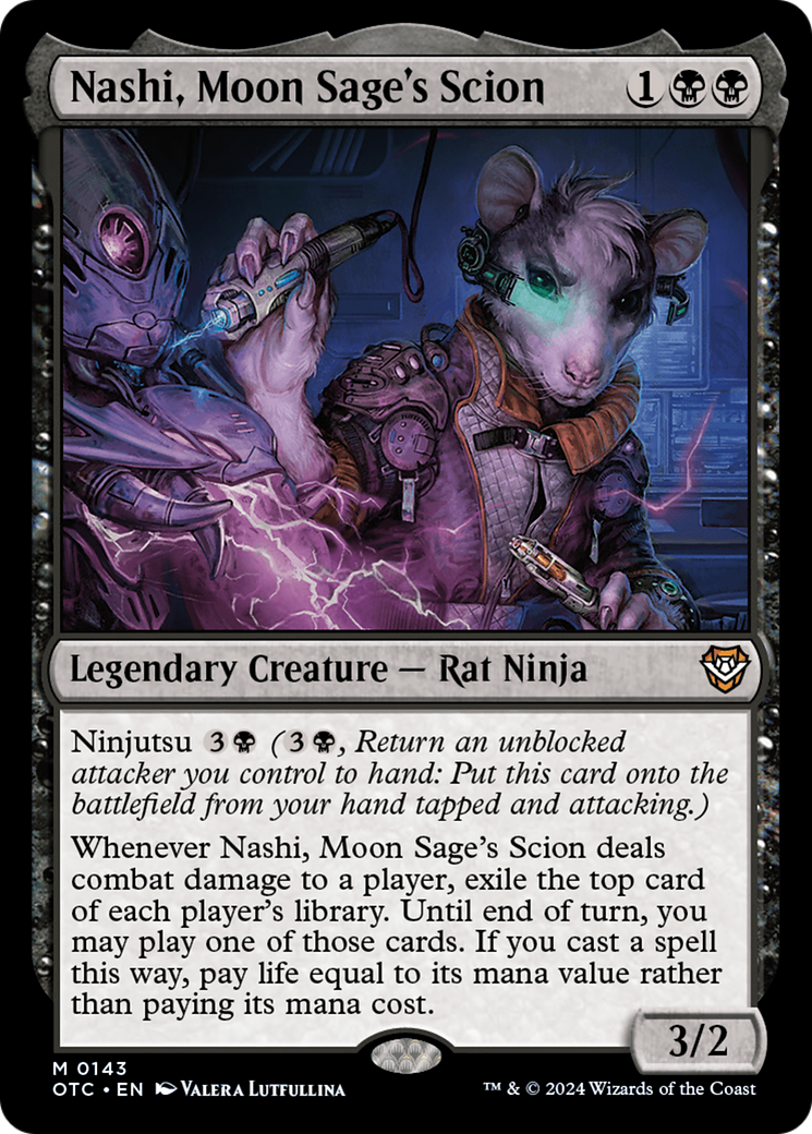 Nashi, Moon Sage's Scion [Outlaws of Thunder Junction Commander] | Good Games Cannington
