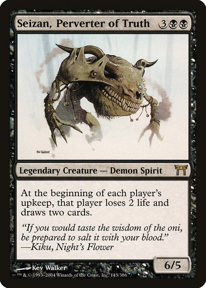 Seizan, Perverter of Truth 143/306 (Champions of Kamigawa)  | Good Games Cannington