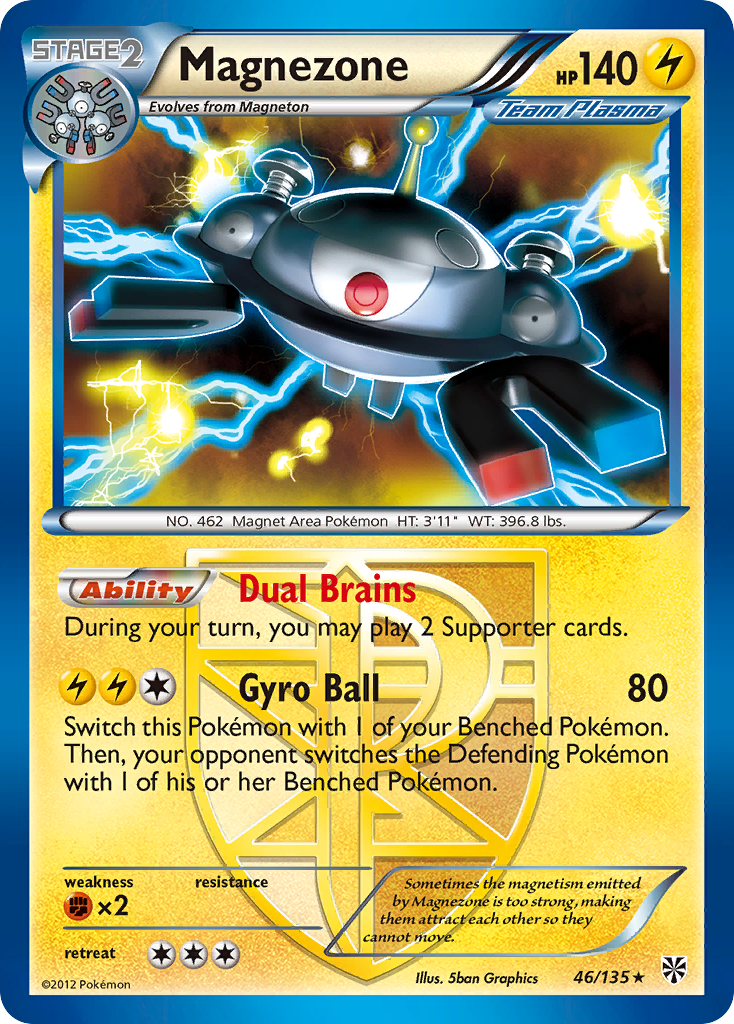 Magnezone (46/135) [Black & White: Plasma Storm] | Good Games Cannington