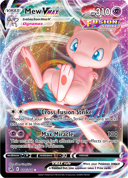 Mew VMAX (114/264) [Sword & Shield: Fusion Strike] | Good Games Cannington