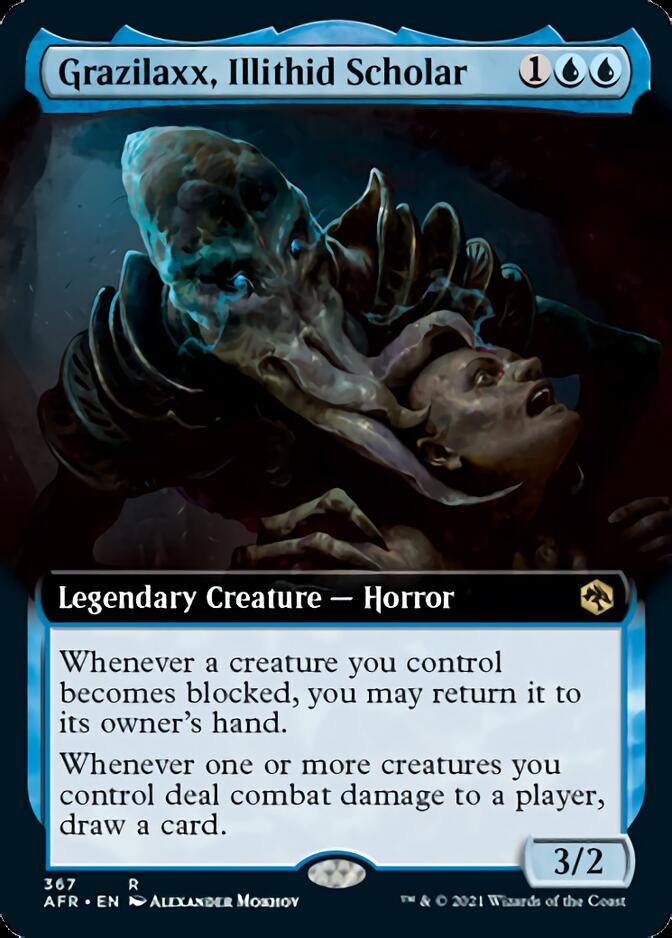 Grazilaxx, Illithid Scholar (Extended Art) [Dungeons & Dragons: Adventures in the Forgotten Realms] | Good Games Cannington