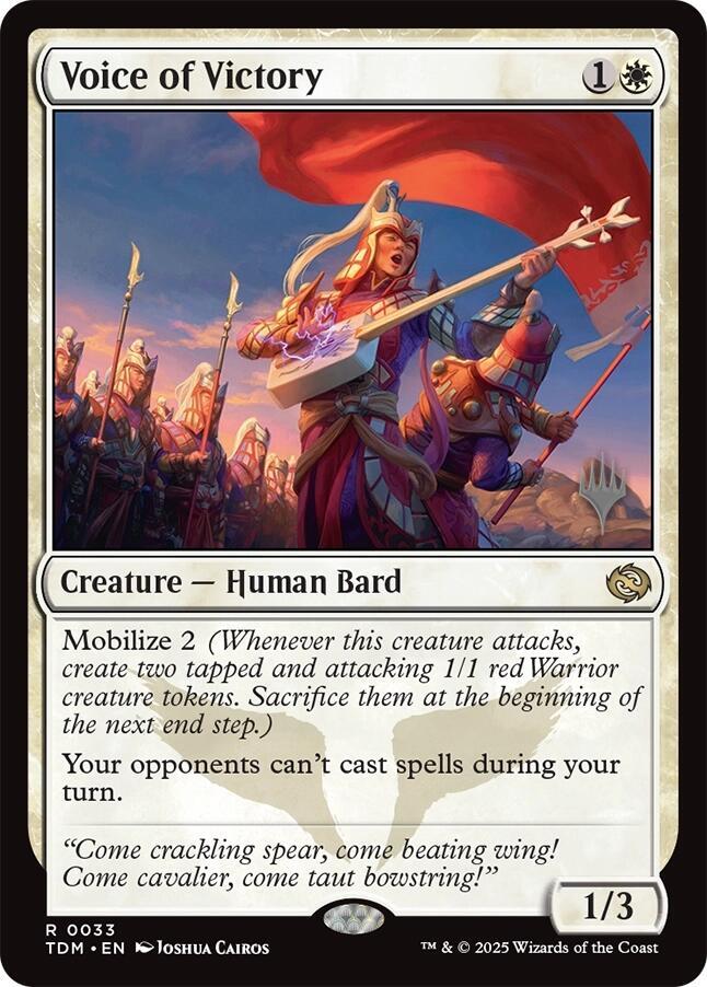 Voice of Victory 33 (Promo Pack: Tarkir: Dragonstorm)  | Good Games Cannington