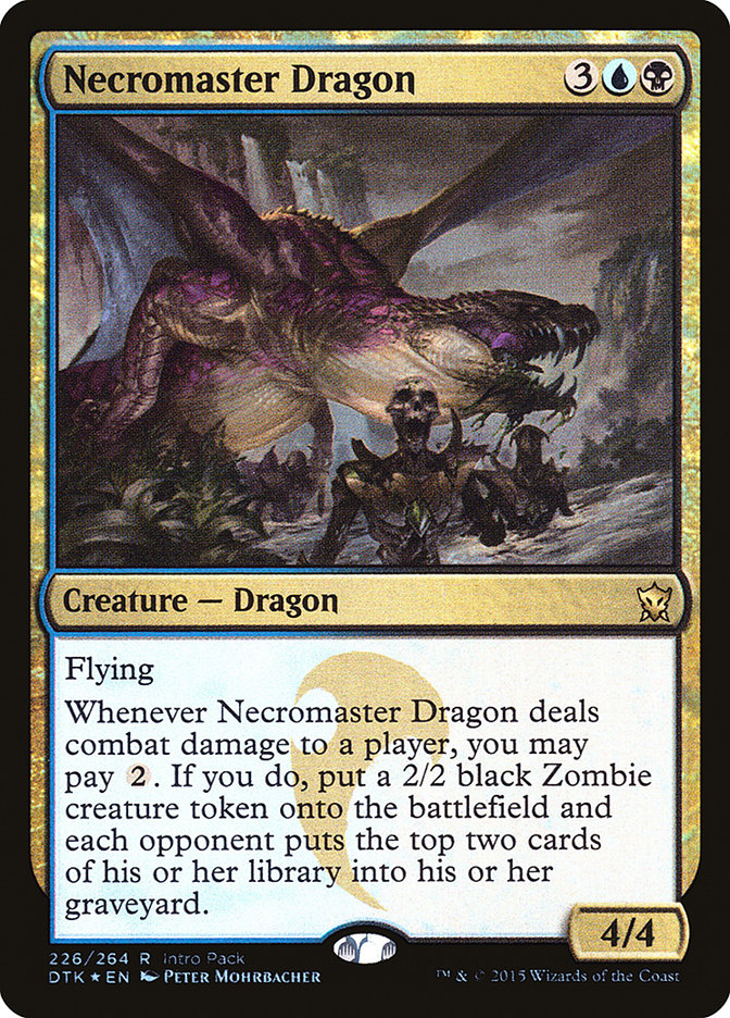 Necromaster Dragon (Intro Pack) [Dragons of Tarkir Promos] | Good Games Cannington