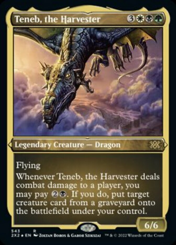 Teneb, the Harvester (Foil Etched) [Double Masters 2022] | Good Games Cannington