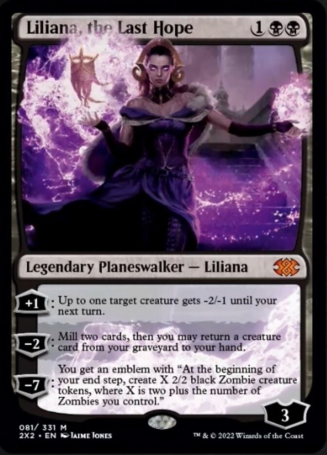 Liliana, the Last Hope [Double Masters 2022] | Good Games Cannington