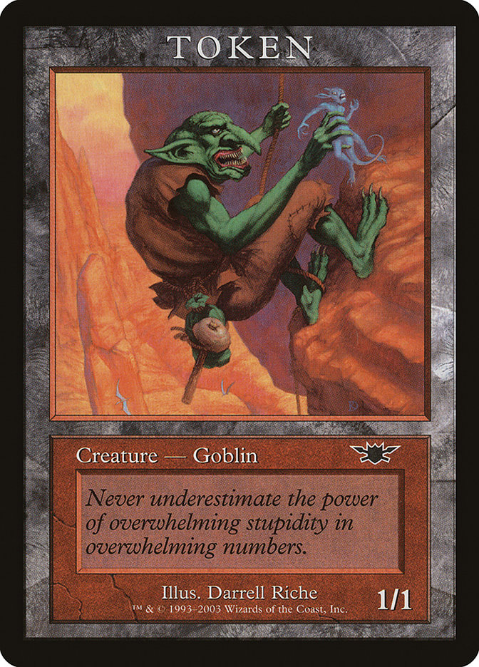 Goblin Token [Magic Player Rewards 2003] | Good Games Cannington