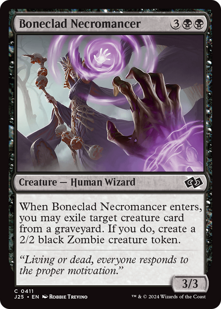 Boneclad Necromancer [Foundations Jumpstart] | Good Games Cannington