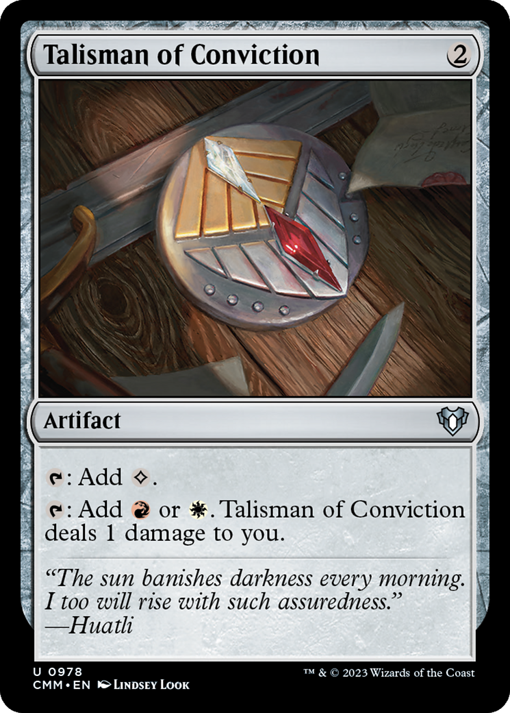 Talisman of Conviction [Commander Masters] | Good Games Cannington