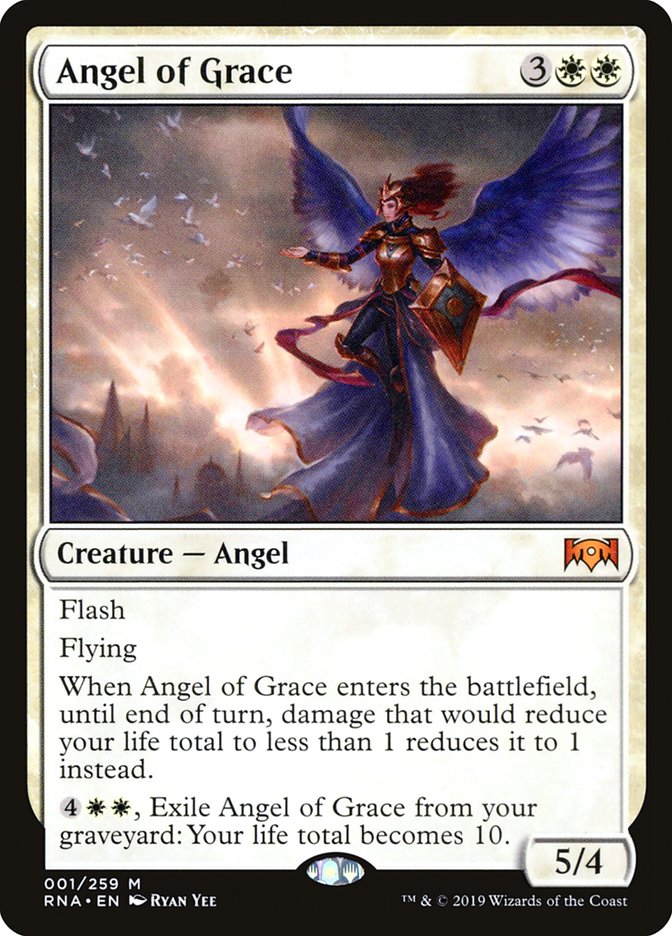Angel of Grace 1 (Ravnica Allegiance)  | Good Games Cannington