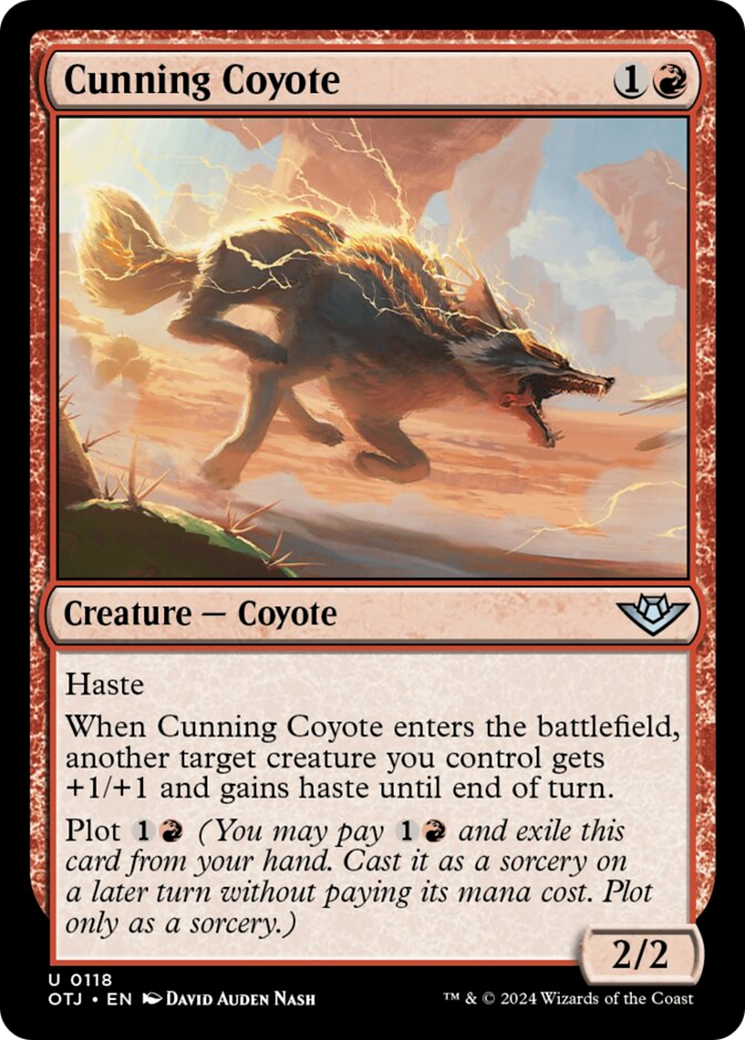 Cunning Coyote [Outlaws of Thunder Junction] | Good Games Cannington