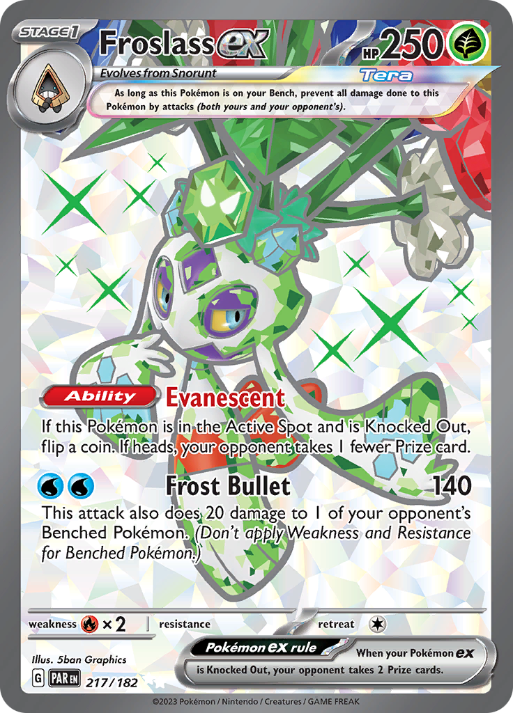 Froslass ex (217/182) [Scarlet & Violet: Paradox Rift] | Good Games Cannington