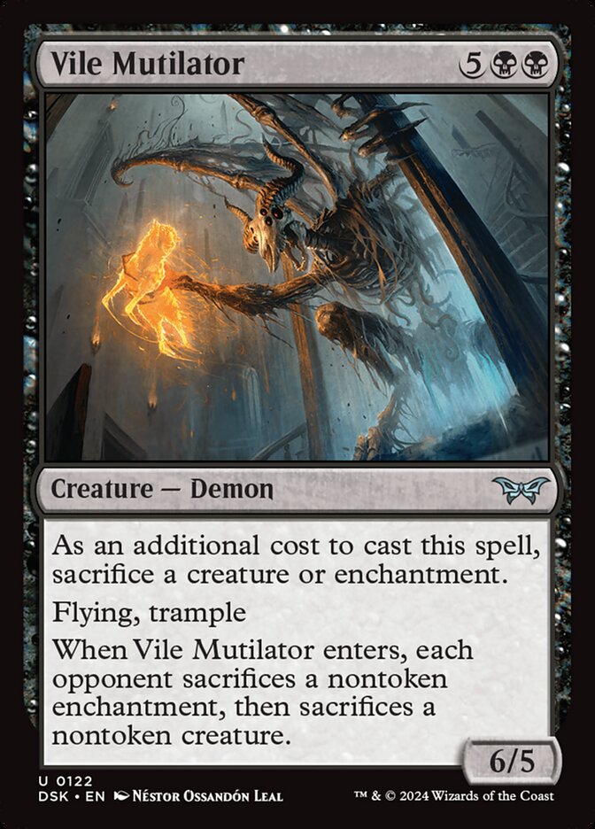 Vile Mutilator 122 (Duskmourn: House of Horror)  | Good Games Cannington