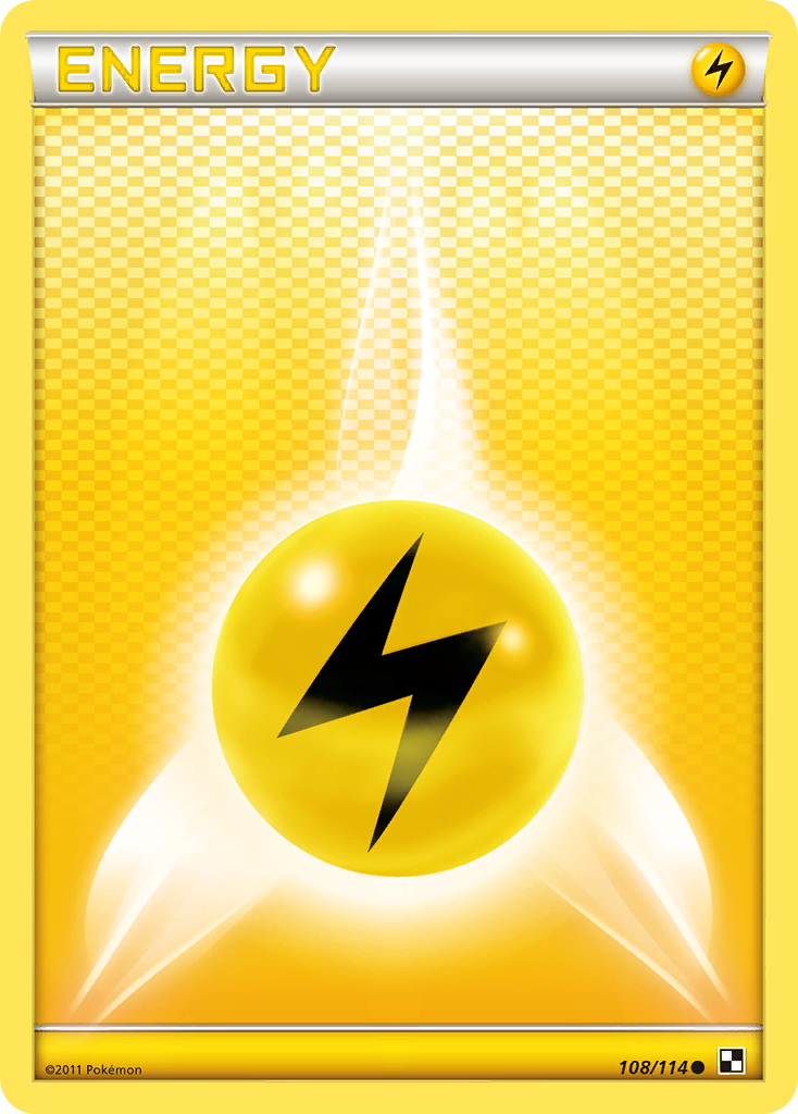 Lightning Energy (108/114) [Black & White: Base Set] | Good Games Cannington