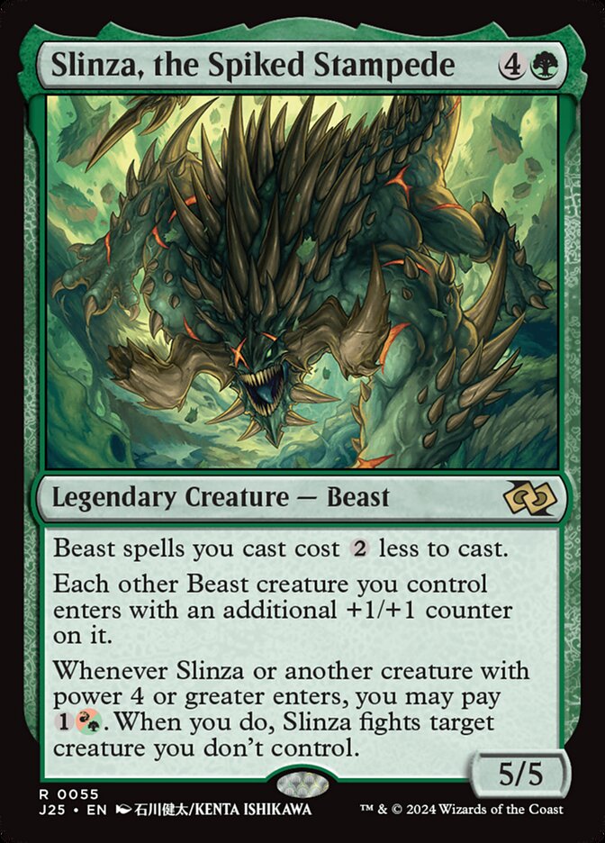 Slinza, the Spiked Stampede 55 (Foundations Jumpstart)  | Good Games Cannington