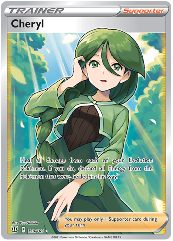 Cheryl (159/163) [Sword & Shield: Battle Styles] | Good Games Cannington