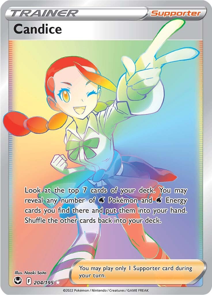 Candice (204/195) [Sword & Shield: Silver Tempest] | Good Games Cannington