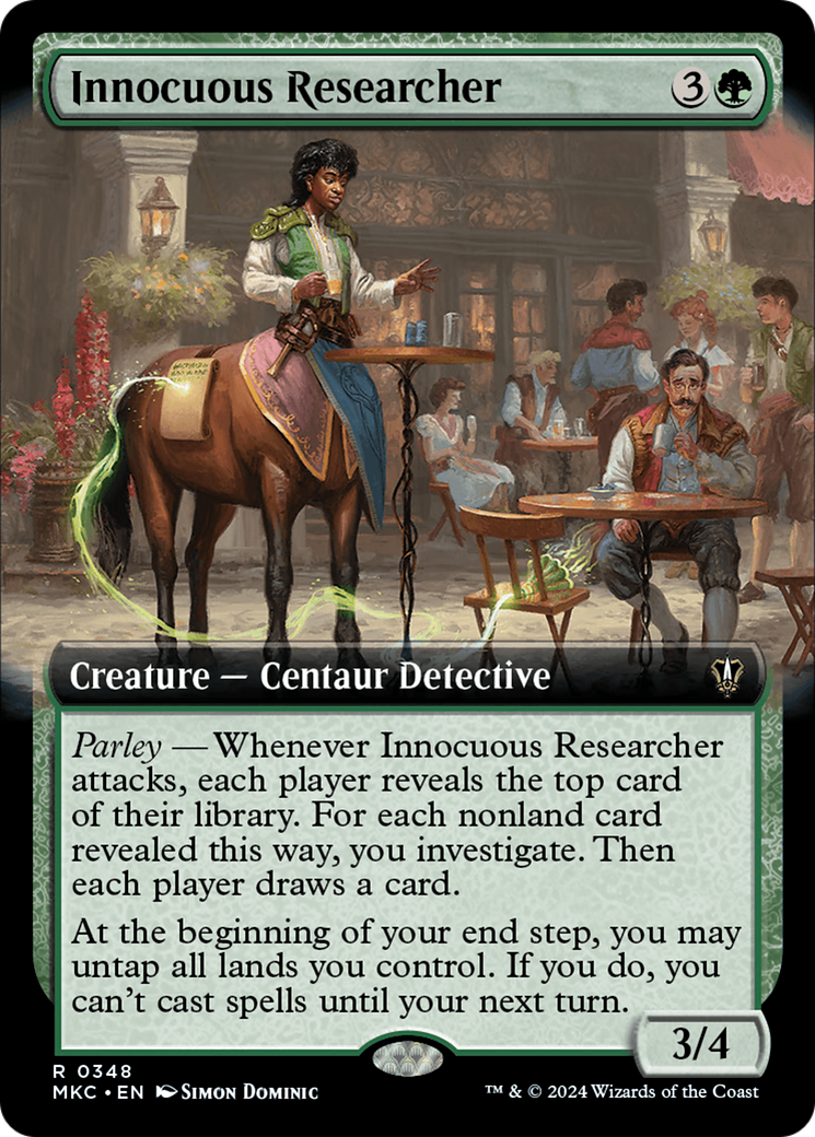 Innocuous Researcher (Extended Art) [Murders at Karlov Manor Commander] | Good Games Cannington