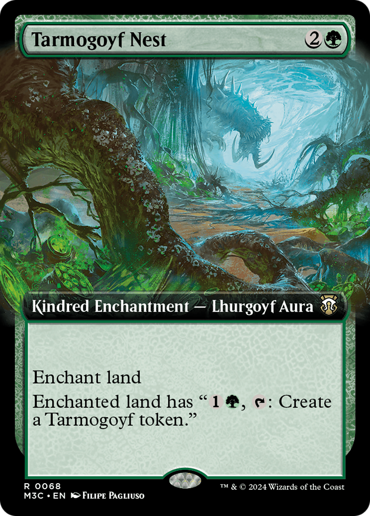 Tarmogoyf Nest (Extended Art) [Modern Horizons 3 Commander] | Good Games Cannington