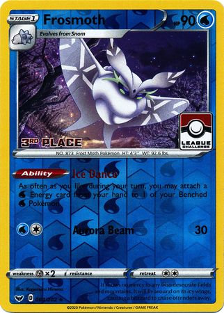 Frosmoth (064/202) (League Promo 3rd Place) [Sword & Shield: Base Set] | Good Games Cannington