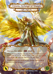 Figment of Triumph // Victoria, Archangel of Triumph (Marvel) [DTD011] (Dusk Till Dawn)  Cold Foil | Good Games Cannington