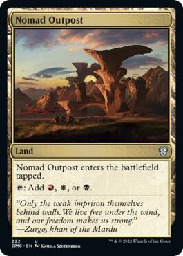 Nomad Outpost 222/50 (Commander: Dominaria United)  | Good Games Cannington