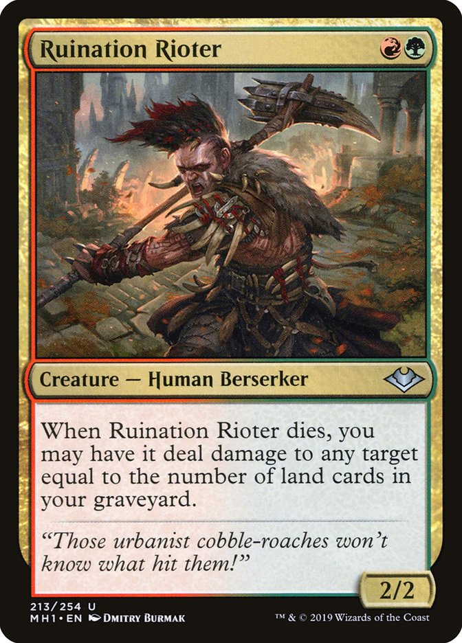 Ruination Rioter 213 (Modern Horizons)  | Good Games Cannington