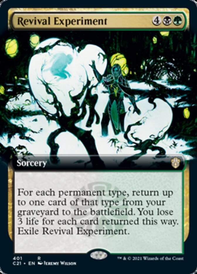 Revival Experiment (Extended Art) [Commander 2021] | Good Games Cannington