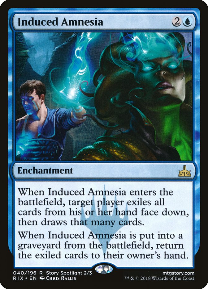 Induced Amnesia 40/196 (Rivals of Ixalan)  | Good Games Cannington