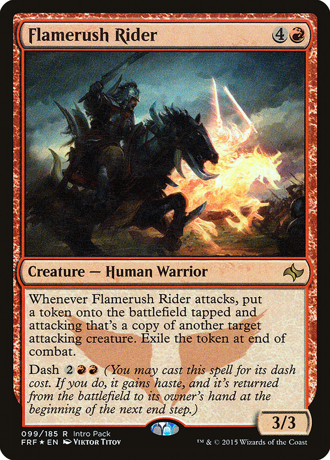 Flamerush Rider (Intro Pack) [Fate Reforged Promos] | Good Games Cannington