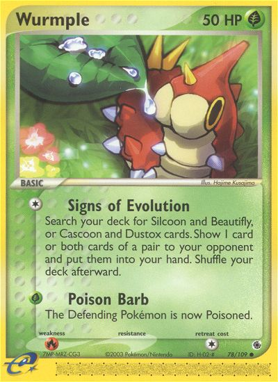 Wurmple (78/109) [EX: Ruby & Sapphire] | Good Games Cannington