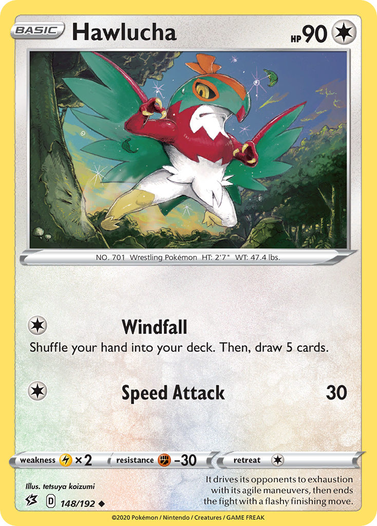 Hawlucha (148/192) [Sword & Shield: Rebel Clash] | Good Games Cannington