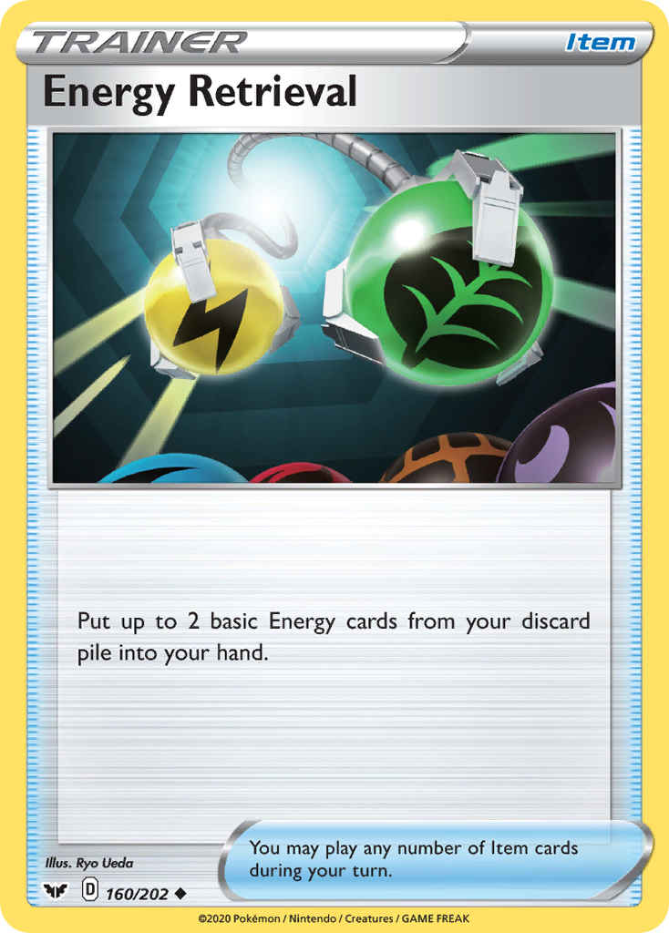 Energy Retrieval (160/202) [Sword & Shield: Base Set] | Good Games Cannington