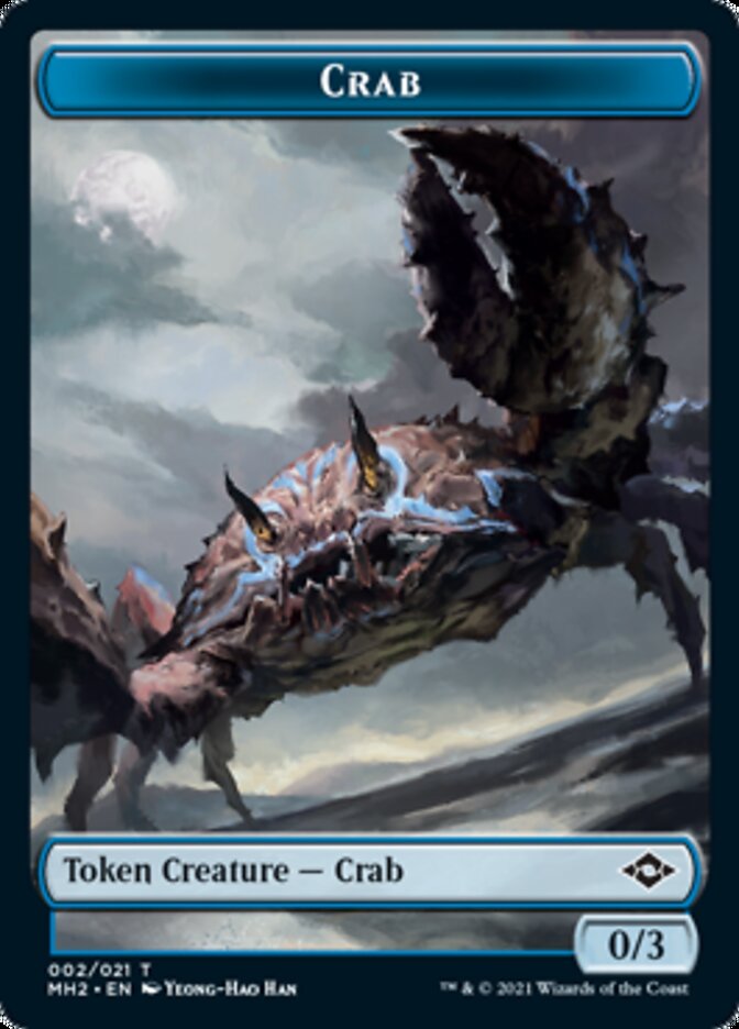 Crab // Treasure (21) Double-Sided Token [Modern Horizons 2 Tokens] | Good Games Cannington
