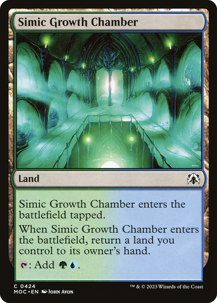 Simic Growth Chamber [March of the Machine Commander] | Good Games Cannington