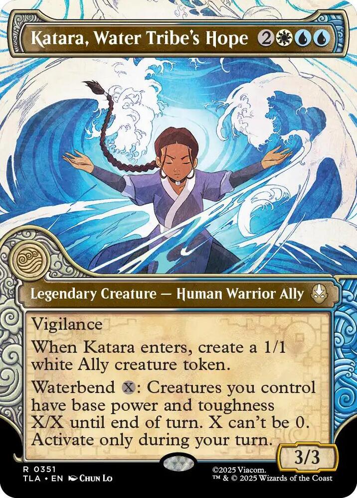 Katara, Water Tribe's Hope 351 (Avatar: The Last Airbender)  - Showcase Foil | Good Games Cannington