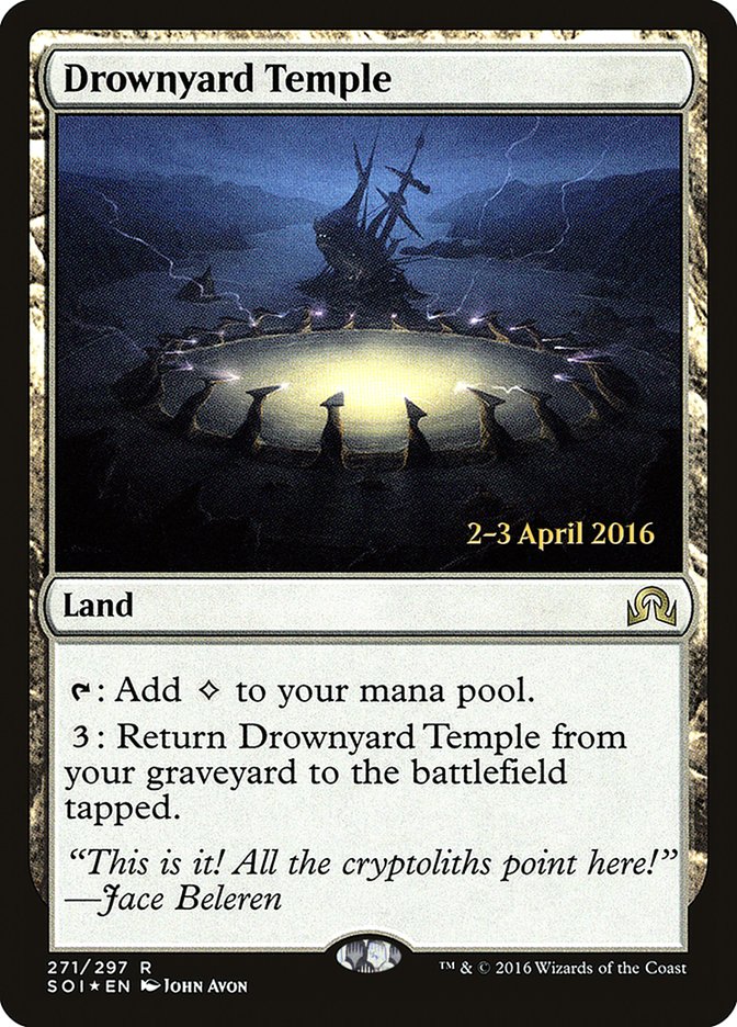 Drownyard Temple [Shadows over Innistrad Prerelease Promos] | Good Games Cannington