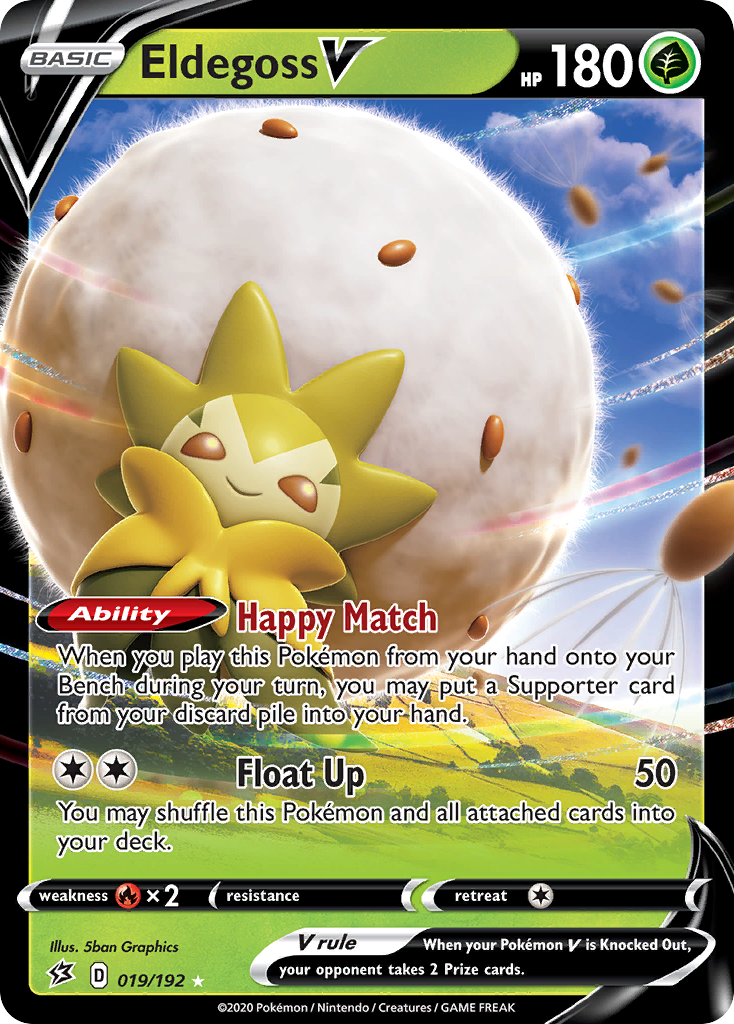 Eldegoss V (019/192) [Sword & Shield: Rebel Clash] | Good Games Cannington