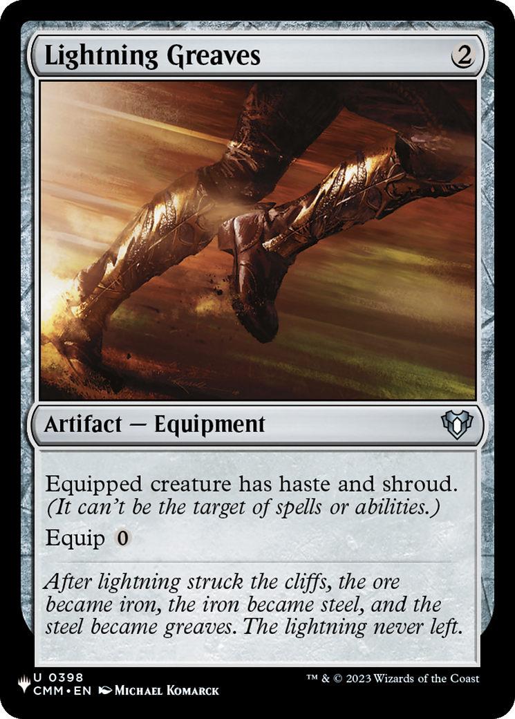 Lightning Greaves (CMM) [The List] | Good Games Cannington