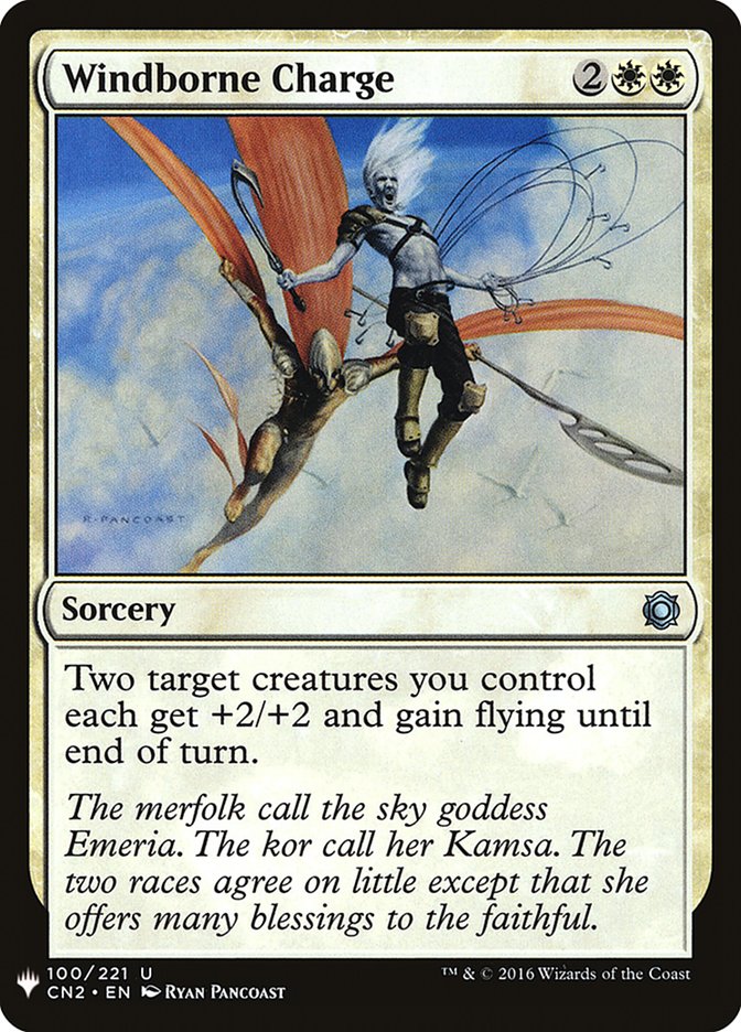 Windborne Charge [Mystery Booster] | Good Games Cannington