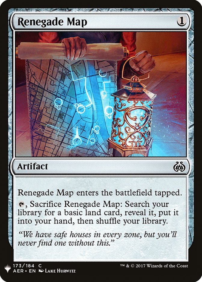 Renegade Map [Mystery Booster] | Good Games Cannington