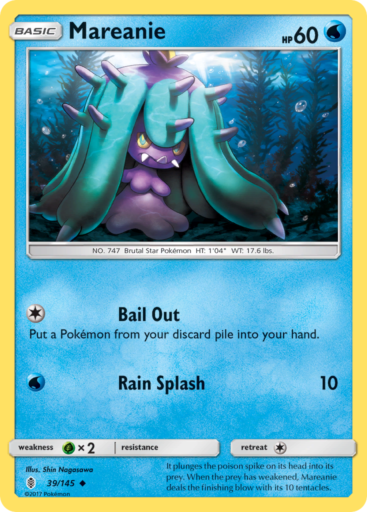 Mareanie (39/145) [Sun & Moon: Guardians Rising] | Good Games Cannington