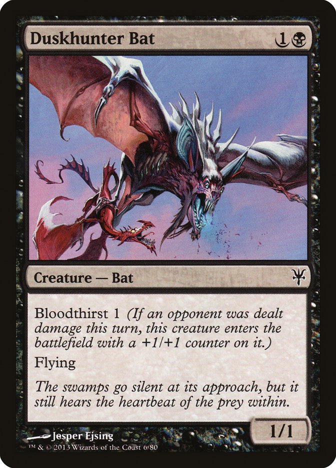 Duskhunter Bat [Duel Decks: Sorin vs. Tibalt] | Good Games Cannington