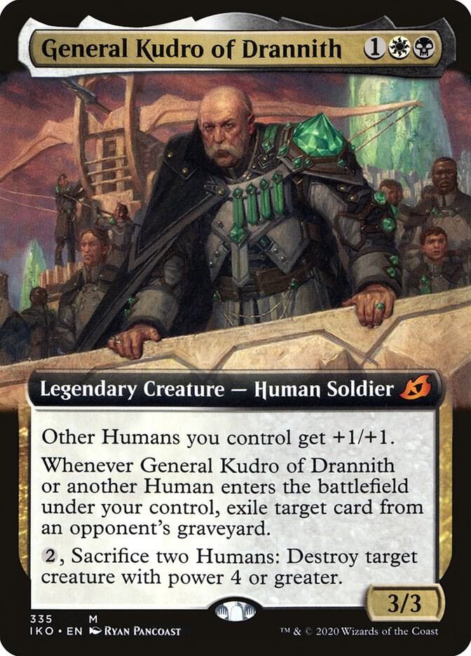 General Kudro of Drannith 335 (Ikoria: Lair of Behemoths)  - Extended Art Foil | Good Games Cannington