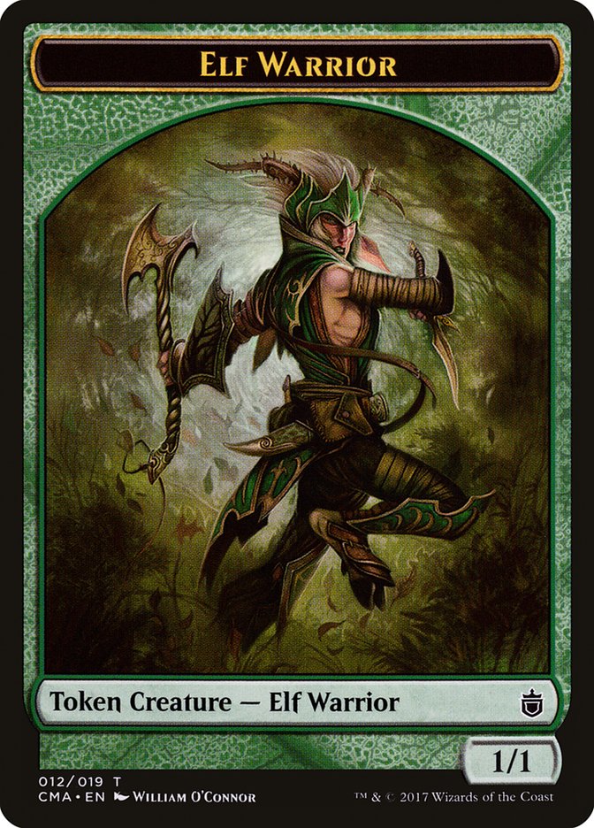 Elf Warrior Token [Commander Anthology Tokens] | Good Games Cannington