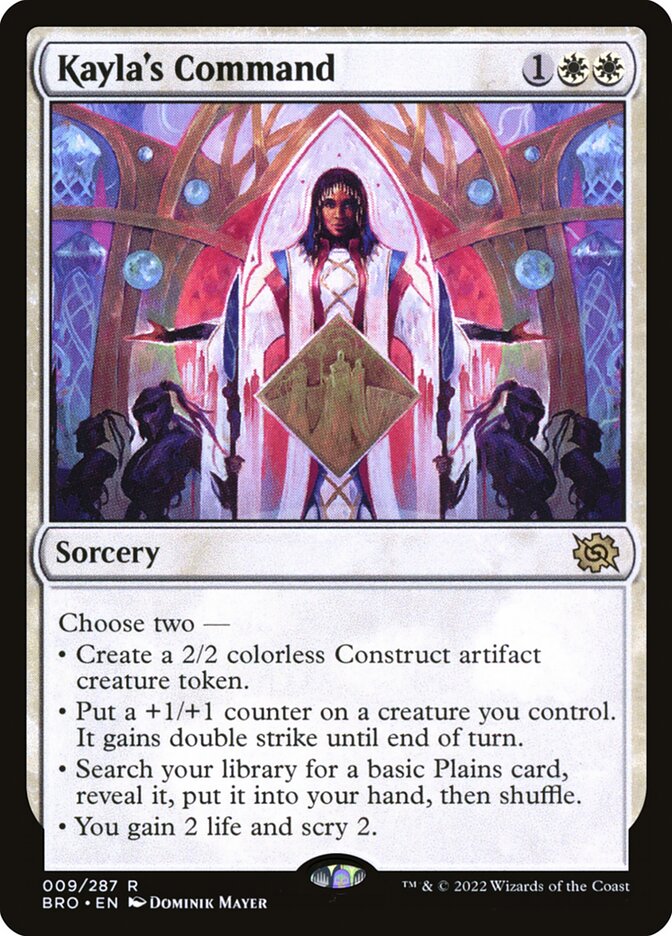 Kayla's Command 9 (The Brothers' War)  - Foil | Good Games Cannington